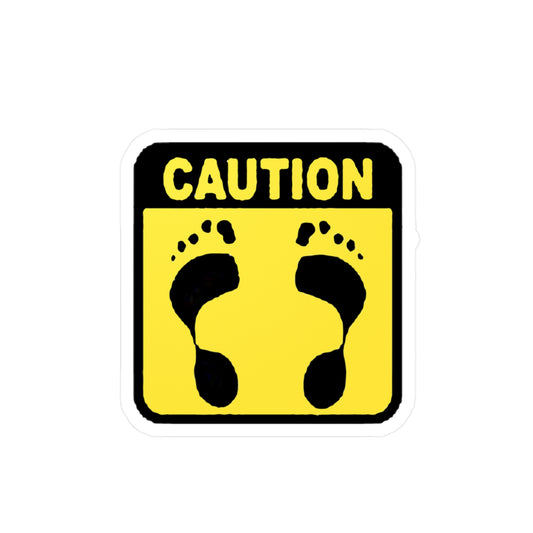 Caution Hashers Kiss-Cut Vinyl Decals