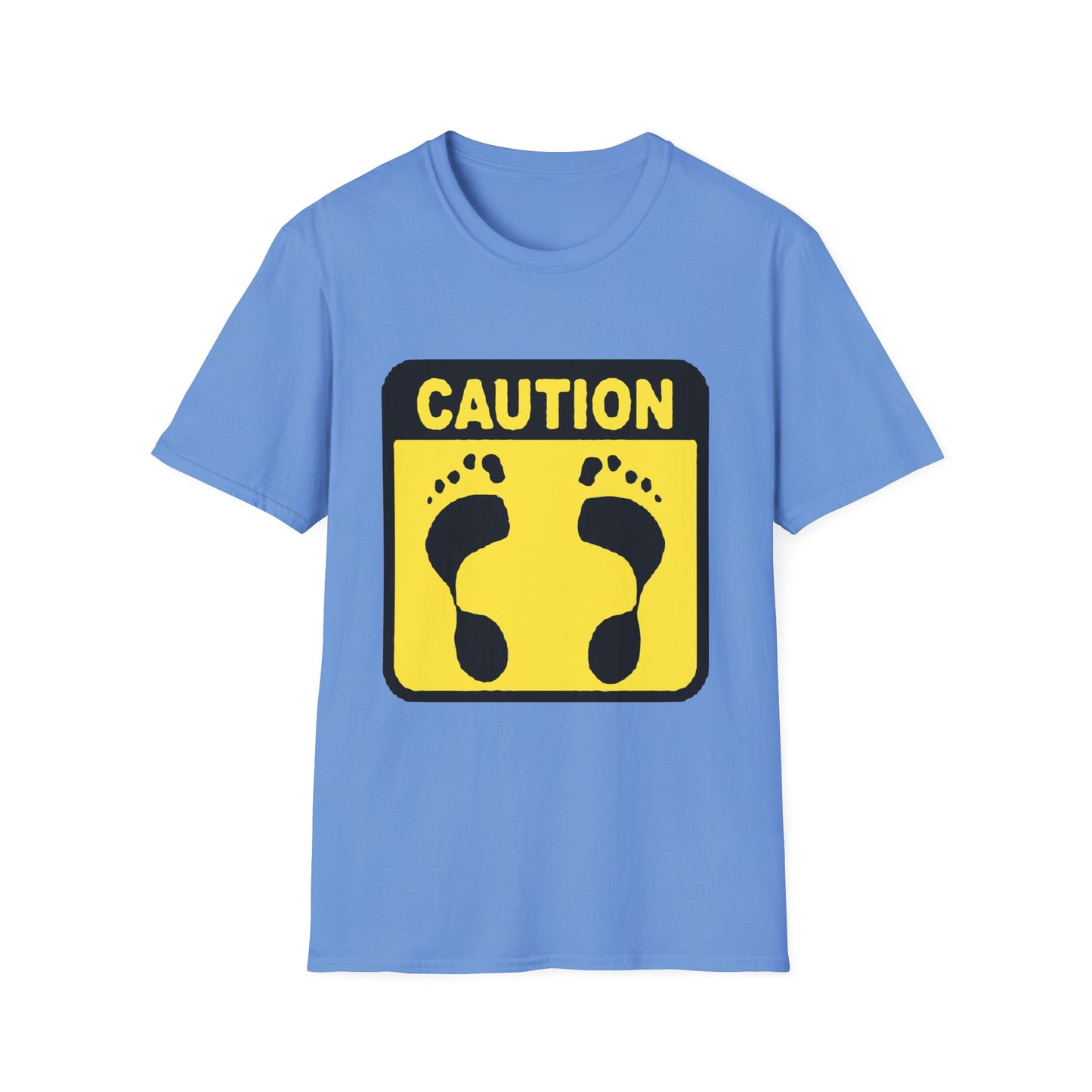 Caution Hasher Unisex Softstyle T-Shirt